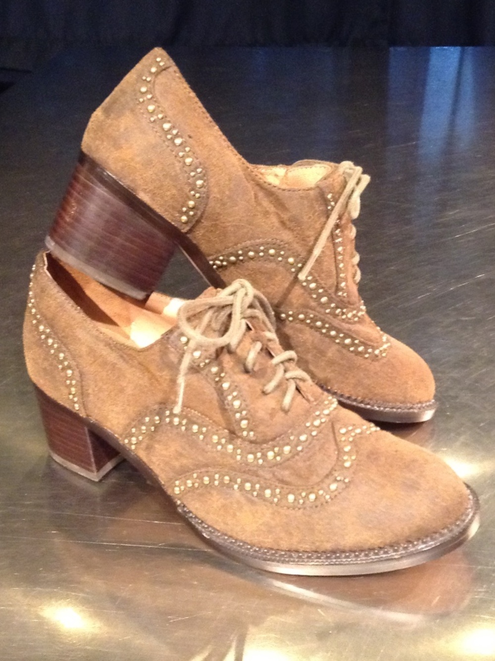 Jeffrey Campbell William-MS Ibiza Last Womens Sz 8.5 Microsuede Oxford Shoes NEW